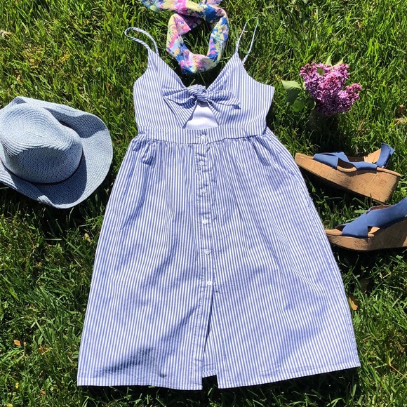 Pink Lemonade Dresses & Skirts - 🌺 Pink Lemonade; Blue/White Striped Summer Dress!